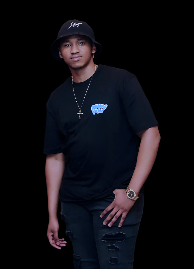 Abuti Euro Short Sleeve Tshirt- Black (Regular Size Fit)